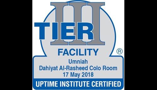 Umniah Data Center is the First and Only in Jordan to Grant the Tier III Constructed Facility Certification