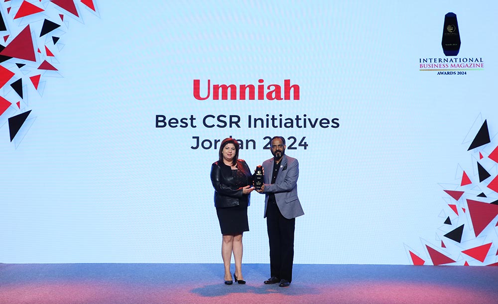 Umniah Wins 2024 Best CSR Initiative Award in Jordan for “Forsa”