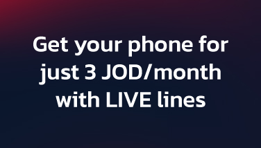Devices from 3 JOD with LIVE