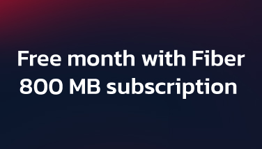 Fiber 800 Mbps Ultra-Fast Speed