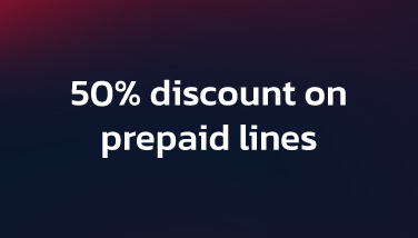 Mobile Prepaid 50%  Discount