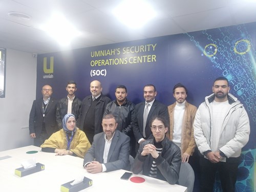 Umniah Security Operations Center (SOC) Hosts an Academic Delegation from AAU