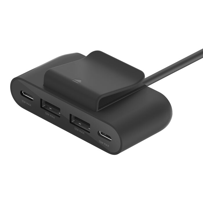 Belkin 4-Port USB Power Extender 2M - 2x USB-C + 2x USB-A - Black   ->SKU (BUZ001bt2MBKB7)