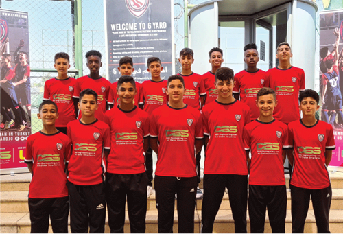 أمنية ترعى فريق ” 6 يارد” للناشئين في كرة القدم الفائز بالمركز الثالث في بطولة تركيا الدولية