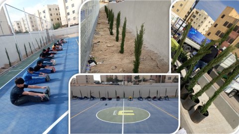 Umniah Plants Trees in Four Public Schools in Celebration of His Majesty’s Birthday