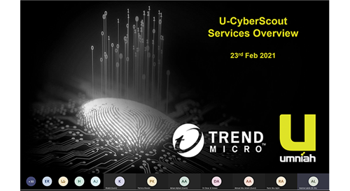 شركة أمنية تعقد ندوة إلكترونية لعملائها حول خدمات المستكشف السيبراني” U-CyberScout “