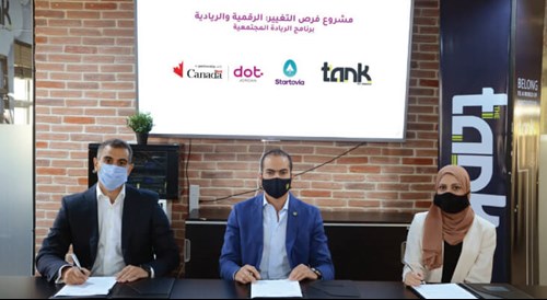 أمنية توقع مذكرة تفاهم مع “دوت الأردن ” و “ستارتوفيا” لمساعدة رواد الأعمال على تأسيس مشاريع رقمية وريادية